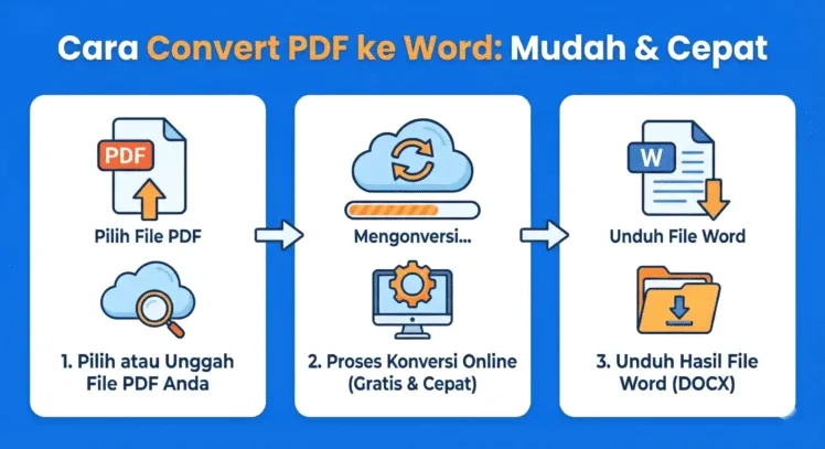 Cara Convert Pdf Ke Word Tanpa Mengubah Layout Dan Format Dokumen