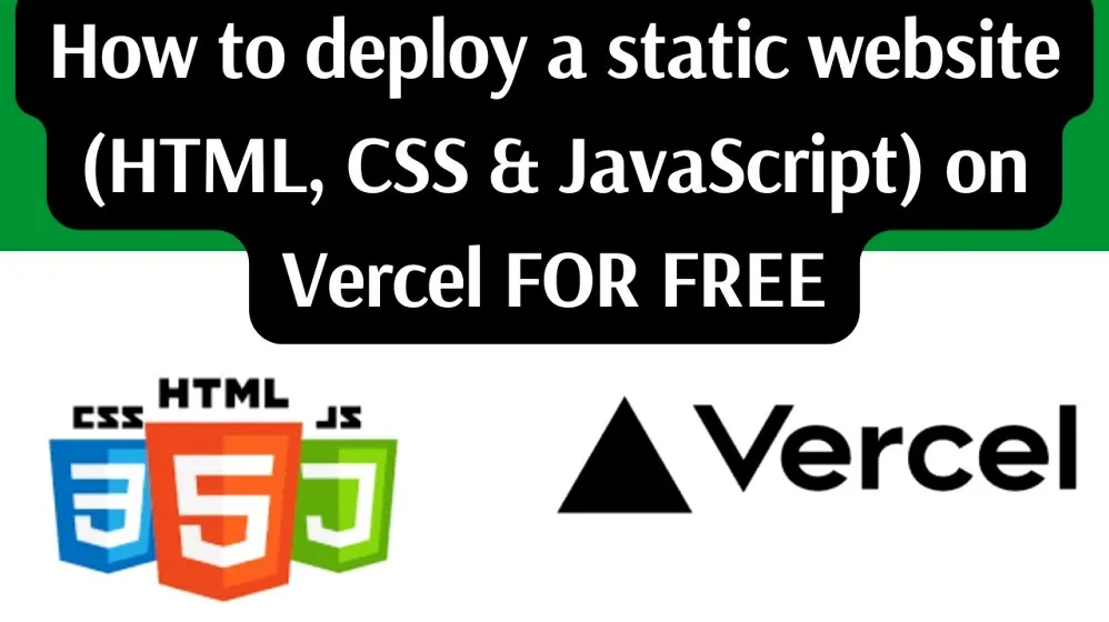 Cara Deploy Website Statis Html Ke Vercel Gratis Panduan Lengkap