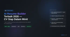 Panduan Lengkap Cara Membuat Resume Cv Profesional Dengan Bantuan Ai