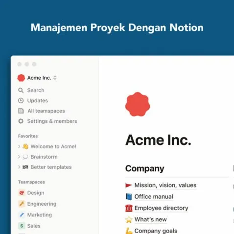 Panduan Lengkap Cara Membuat Template Notion Untuk Manajemen Proyek Gratis Dari Nol